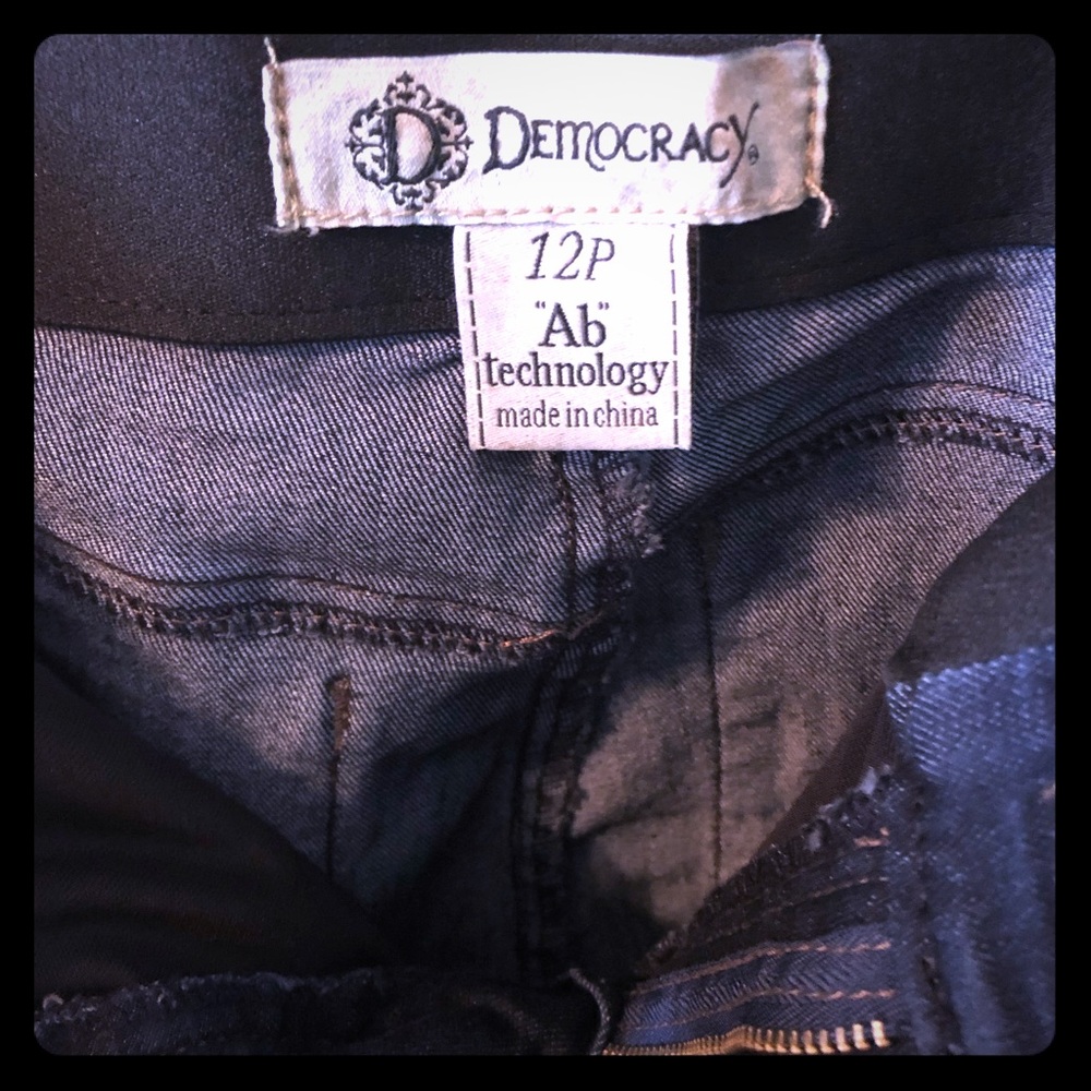 Like new democracy jeans with a no gap waistband!